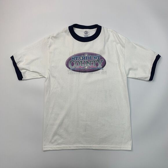 Vintage Stardust County Music T Shirt Adult M Medium White Short Sleeve Delta - Picture 2 of 12